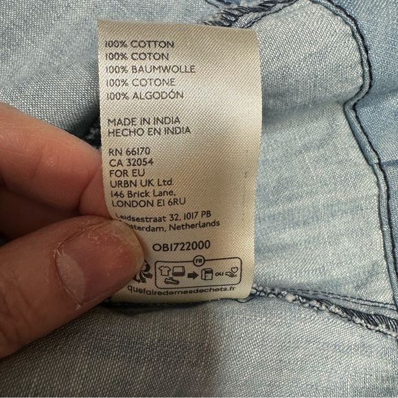 NWT Free People Zinnia Swing Tank blue - Picture 14 of 16